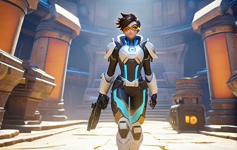 오버워치2 전작과의 차이점 - Image Prompt 1: High-Octane 5v5 Combat in Colosseo**